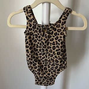 0-3 Old Navy One Piece Leopard Swimsuit